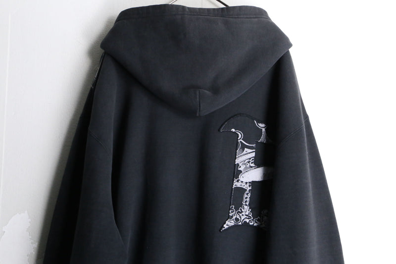 "ecko" design Y2K zip hoodie