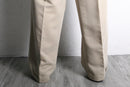 ivory 2tuck straight slacks