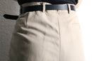 ivory 2tuck straight slacks