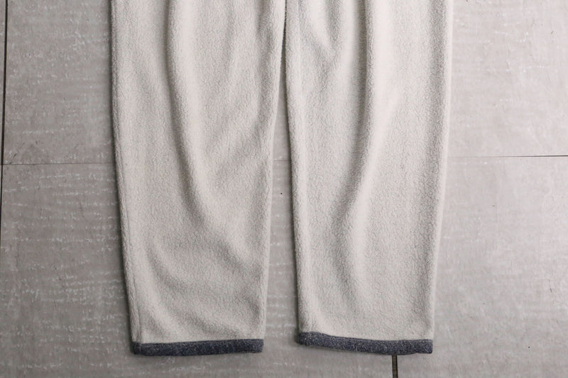 off white pile sweat easy pants