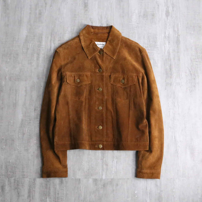 real suede tracker jacket