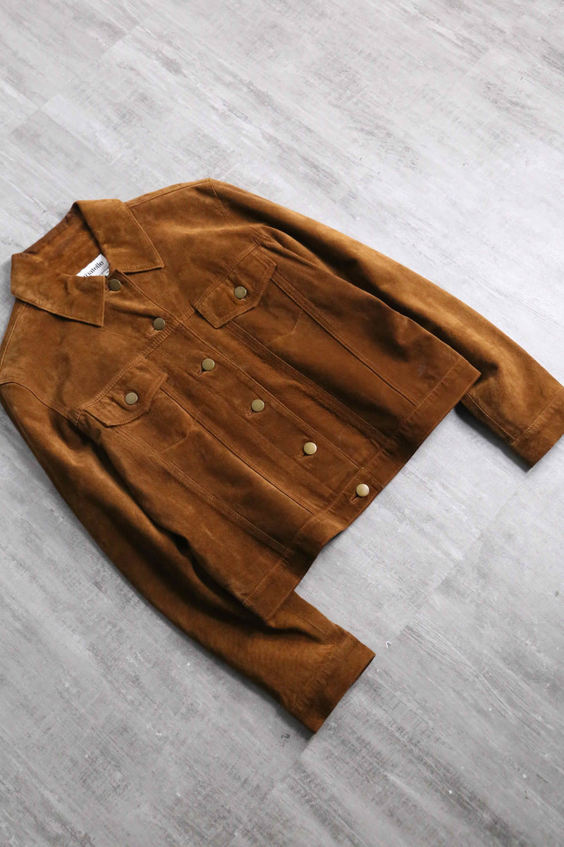 real suede tracker jacket