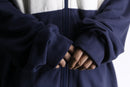 ”KINGSIZE” multi color horizontal stripe sweat jacket