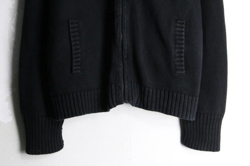 “ LAUREN RALPH LAUREN” black color  hoodie zip knit