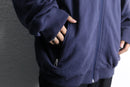 ”KINGSIZE” multi color horizontal stripe sweat jacket