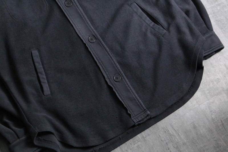 inside out loose sweat shirt jacket