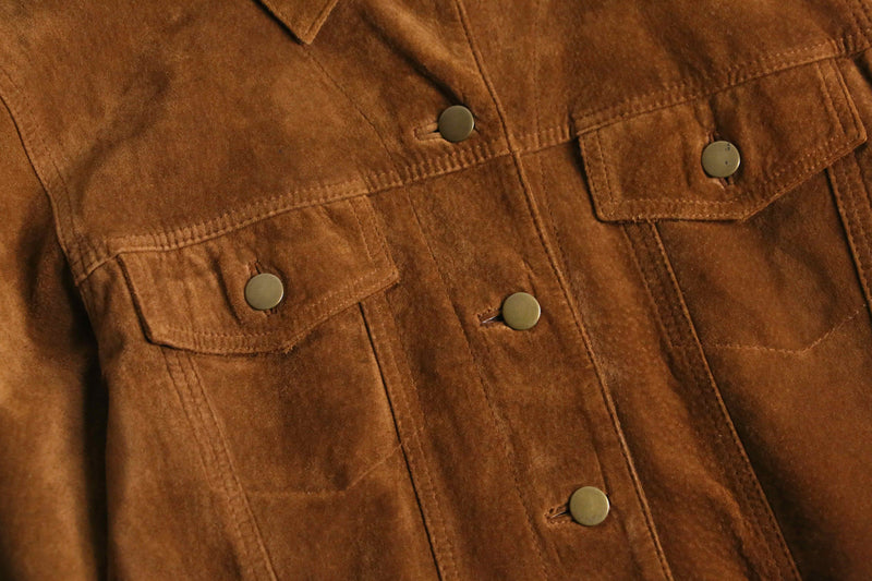 real suede tracker jacket