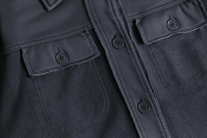 inside out loose sweat shirt jacket