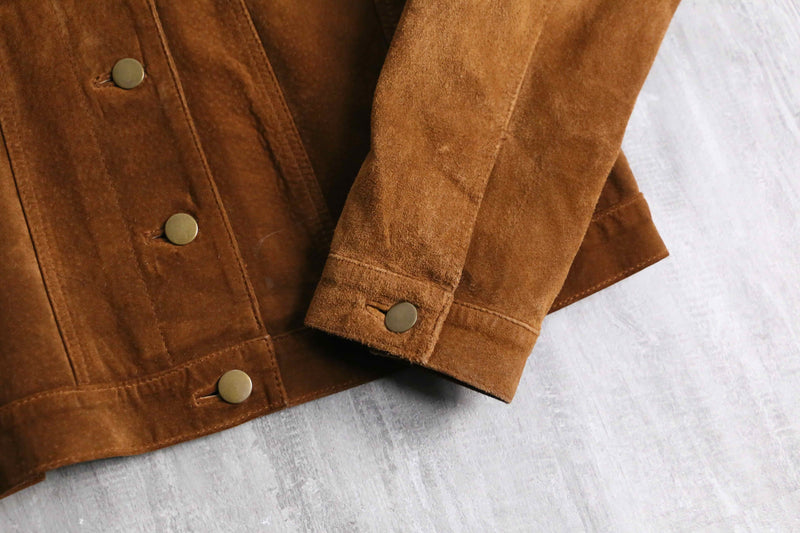 real suede tracker jacket