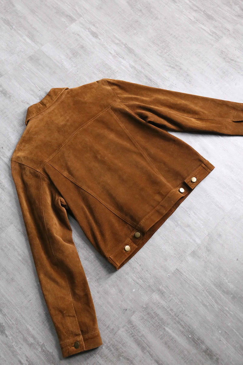 real suede tracker jacket