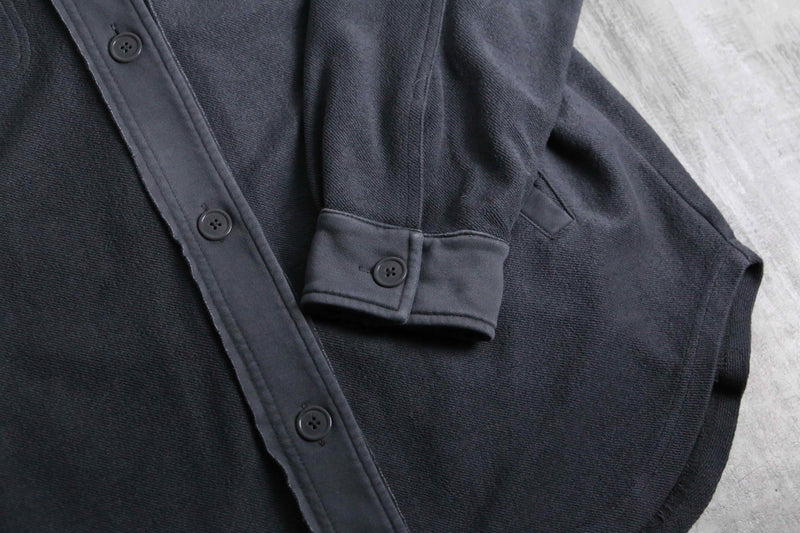 inside out loose sweat shirt jacket