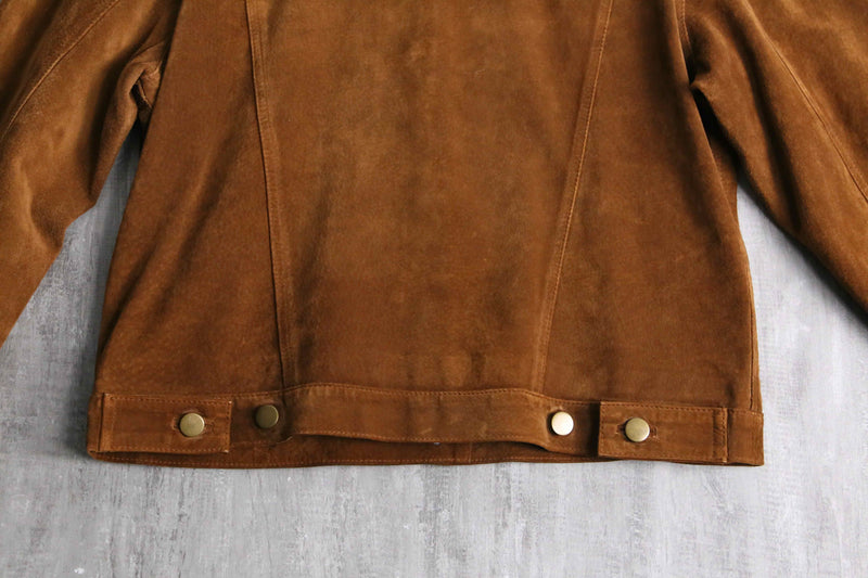 real suede tracker jacket