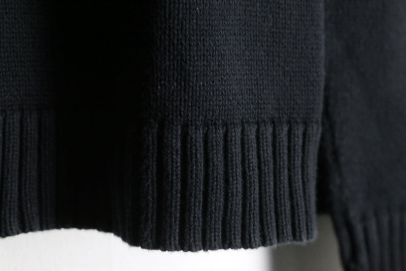 “ LAUREN RALPH LAUREN” black color  hoodie zip knit