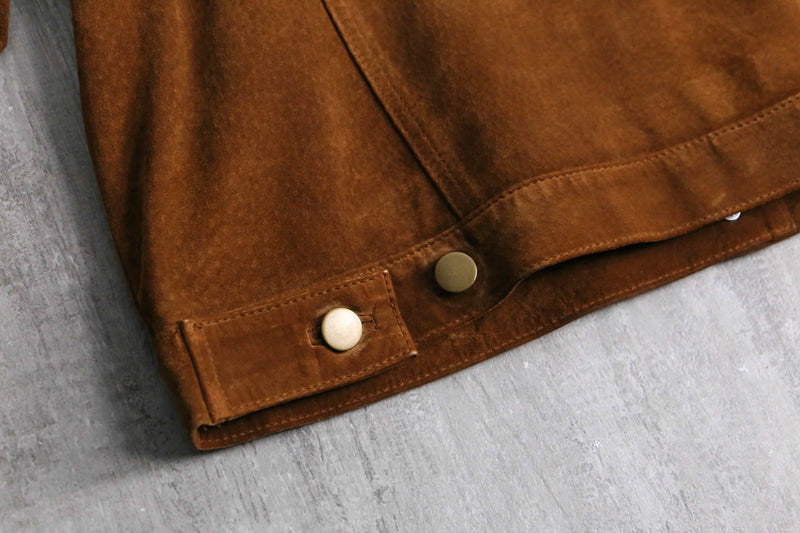 real suede tracker jacket