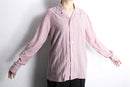 “BANANA REPUBLIC”stripe open collar shirt