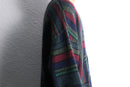 multi stripe design loose cardigan