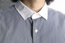 ”RALPH LAUREN” cleric stripe shirt