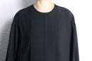 asymmetry front fly poly shirt