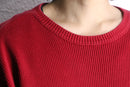 00s "polo jeans co." red × black wide stripe ribbed cotton knit sweater