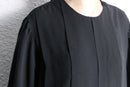 asymmetry front fly poly shirt