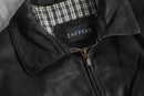 matte black leather jacket
