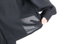 asymmetry front fly poly shirt