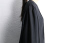 asymmetry front fly poly shirt