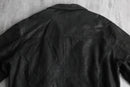 matte black leather jacket