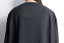 asymmetry front fly poly shirt