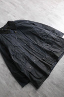 black color cotton oiled jacket