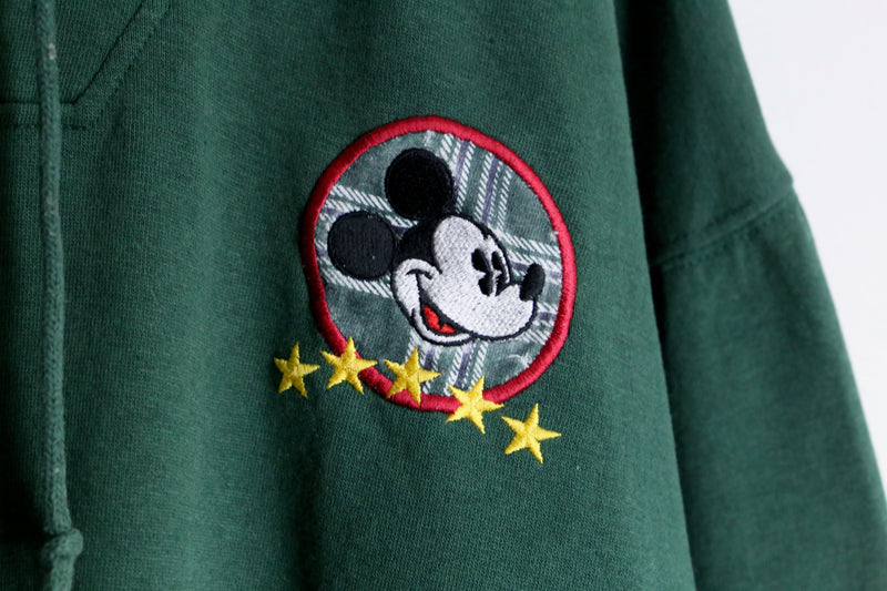 "Mickey" half zip sweat hoodie