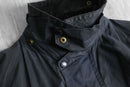 black color cotton oiled jacket