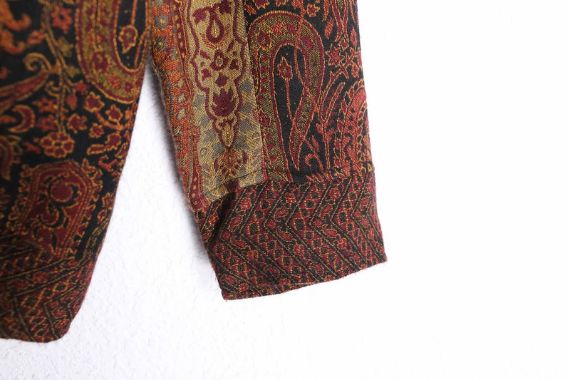 "WHITE STAG" patchwork gobelin china jacket