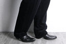 black corduroy wide pants