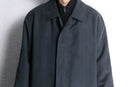 90-00s ”SANYO” dark navy belted long coat