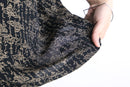“CHICO'S”art pattern rayon open collar s/s shirt