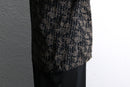 “CHICO'S”art pattern rayon open collar s/s shirt