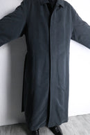 90-00s ”SANYO” dark navy belted long coat