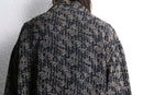 “CHICO'S”art pattern rayon open collar s/s shirt