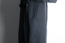 90-00s ”SANYO” dark navy belted long coat