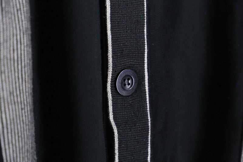 "Jacques Lorant" leather switch poly cardigan