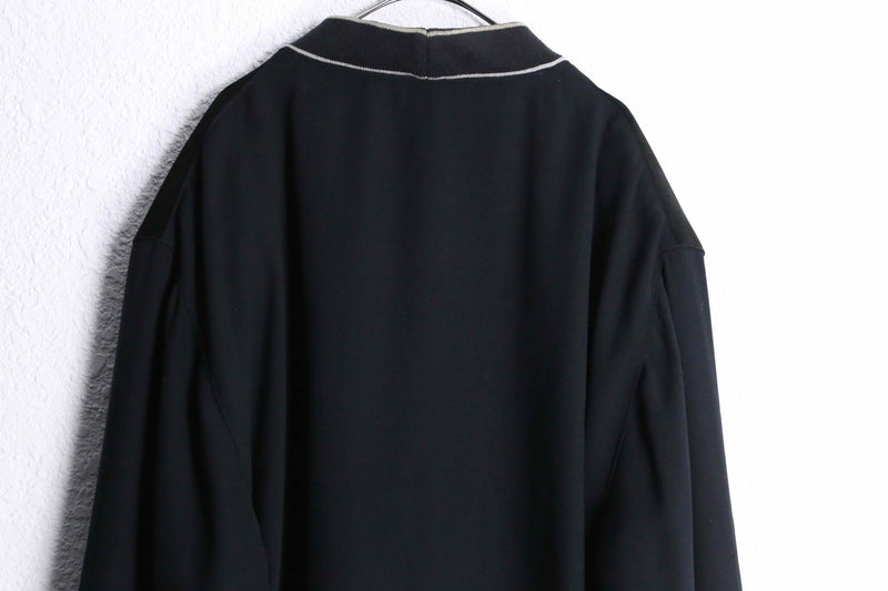 "Jacques Lorant" leather switch poly cardigan
