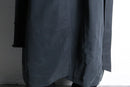 90-00s ”SANYO” dark navy belted long coat