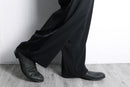 black side line wide easy pants