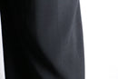 black side line wide easy pants
