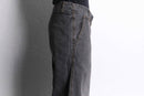 fade black wide buggy flare denim pants
