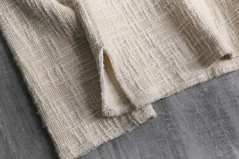 ivory color cotton pullover tops