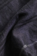 1990s PERRY ELLIS border S/S linen shirt