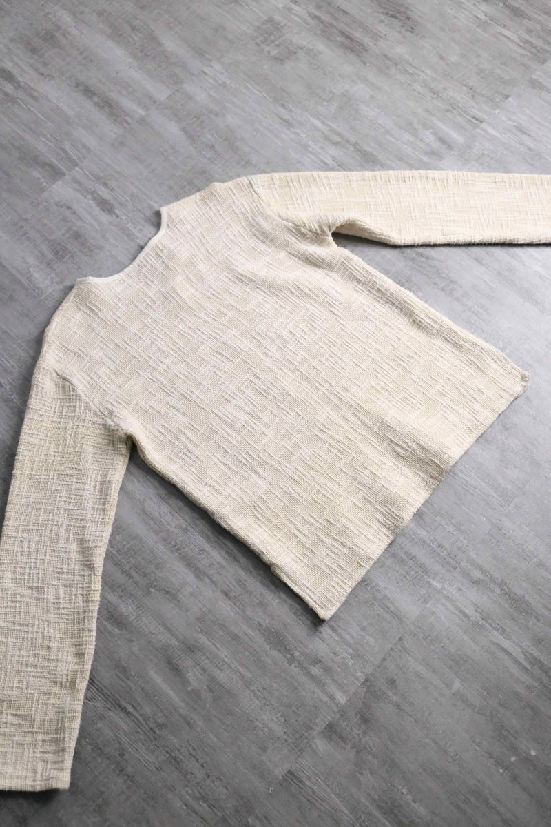 ivory color cotton pullover tops
