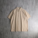 2000s PERRY ELLIS stripe seersucker S/S shirt
